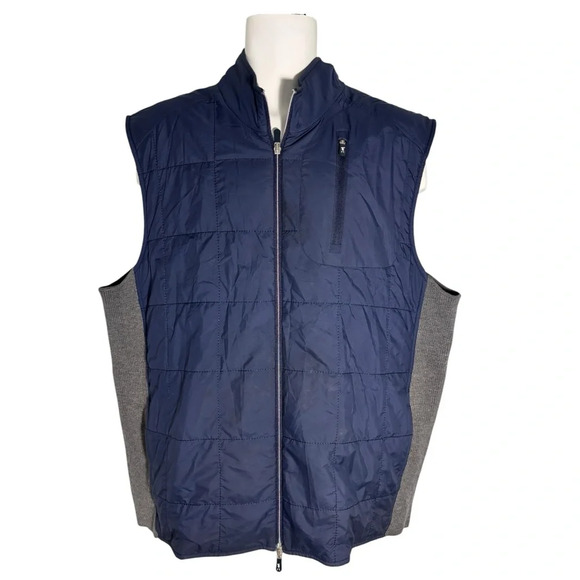 Men’s Lightweight Quilted Full Zip Golf Vest with Baruffa Merino Lining, XL? - Picture 1 of 8